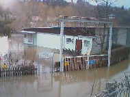 Hochwasserstand 31.03.06 20.30 Uhr